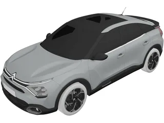 Citroen C4 (2021) 3D Model preview