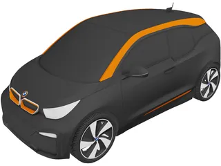 BMW i3 3D Model preview