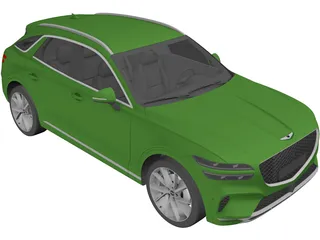 Genesis GV70 (2021) 3D Model preview