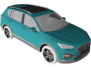 Seat Tarraco (2019) 3D Model preview