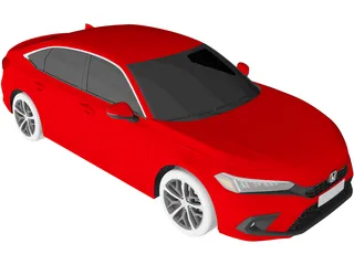 Honda Civic Sedan (2022) 3D Model preview