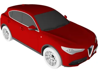 Alfa Romeo Stelvio TI (2020) 3D Model preview