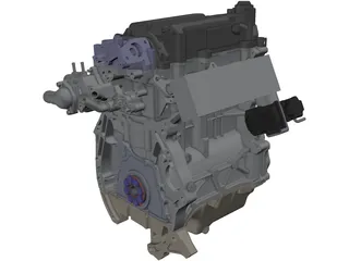Honda Civic L15B7 Engine 3D Model preview