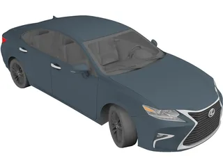 Lexus ES350 (2016) 3D Model preview