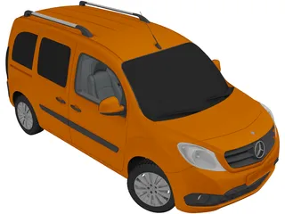 Mercedes-Benz Citan (2013) 3D Model preview
