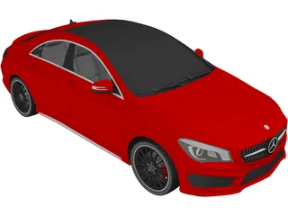 Mercedes-Benz CLA 45 AMG (2013) 3D Model preview