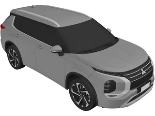 Mitsubishi Outlander (2022) 3D Model preview