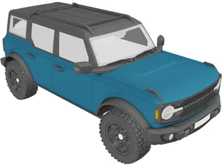 Ford Bronco (2021) 3D Model preview