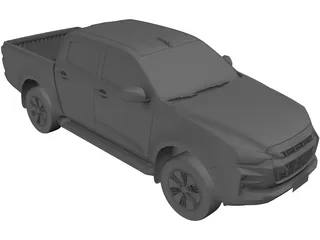 Isuzu D-Max (2021) 3D Model preview
