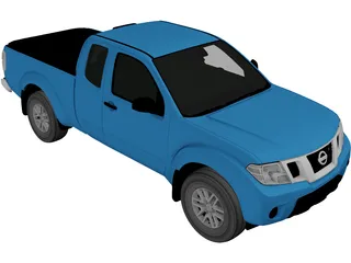 Nissan Frontier (2014) 3D Model preview