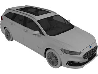 Ford Mondeo (2021) 3D Model preview