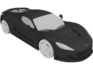 Rimac Nevera (2021) 3D Model preview