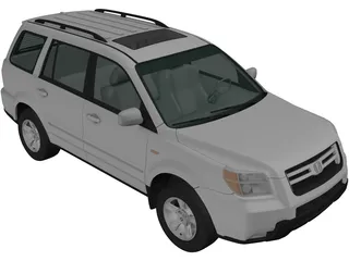 Honda Pilot EX (2006) 3D Model preview