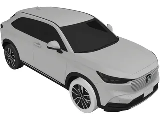 Honda HR-V (2022) 3D Model preview