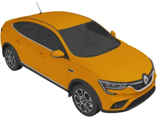 Renault Arkana (2020) 3D Model preview