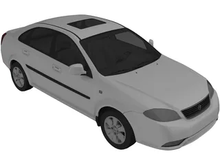 Daewoo Gentra (2016) 3D Model preview