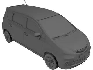 Perodua Alza (2014) 3D Model preview
