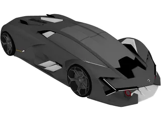 Lamborghini Terzo Millennio (2019) 3D Model preview