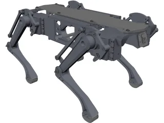Quadruped 3D Model preview