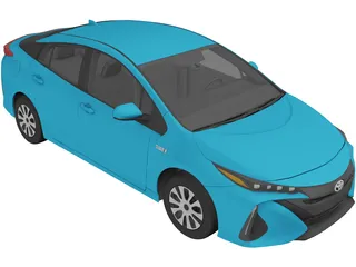 Toyota Prius Prime (2021) 3D Model preview