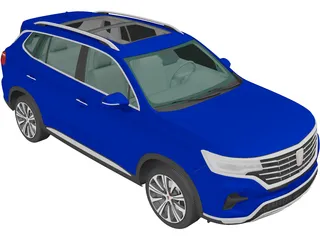 Roewe RX5 Max (2019) 3D Model preview