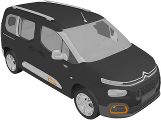 Citroen Berlingo (2019) 3D Model preview