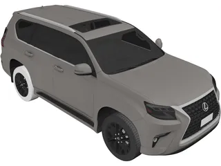 Lexus GX460 (2020) 3D Model preview