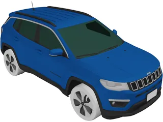 Jeep Compass (2016) 3D Model preview