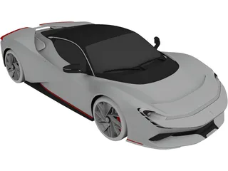 Automobili Pininfarina Battista (2020) 3D Model preview