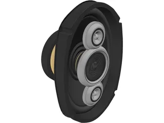 6x9 Jet Sound Speaker 3D Model preview