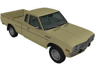 Datsun 620 KingCab (1977) 3D Model preview