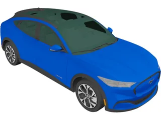Ford Mustang Mach-E (2021) 3D Model preview