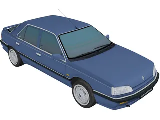 Renault R25 Baccara (1992) 3D Model preview