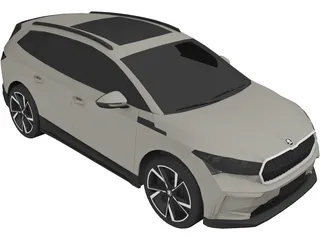 Skoda Enyaq iV (2022) 3D Model preview