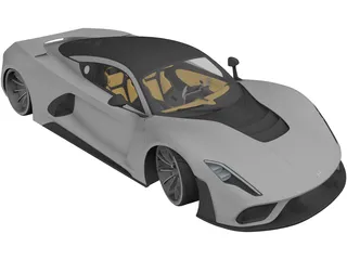 Hennesey Venom F5 (2022) 3D Model preview