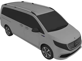 Mercedes-Benz Tourer EQV (2021) 3D Model preview