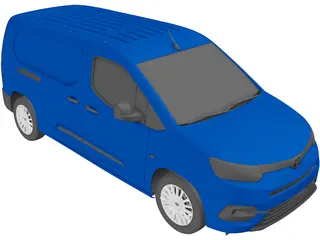 Toyota ProAce City Van (2021) 3D Model preview