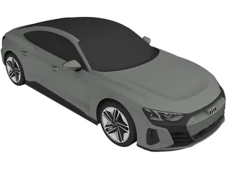 Audi e-tron GT (2022) 3D Model preview