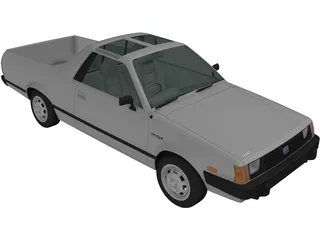 Subaru Brat GL (1981) 3D Model preview