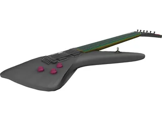 Rock Guitar 3D Model preview