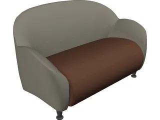 Sweet Sofa 3D Model preview