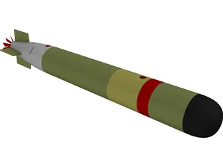 MK54 Torpedo 3D Model preview