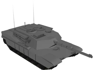 M1A1 Abrams 3D Model preview