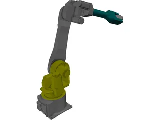 Fanuc Robotics M-16iB10L Robotic Arm 3D Model preview