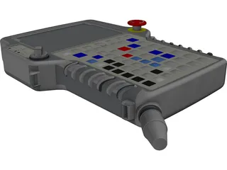 Fanuc Robotics MHE1 Teach Pendant 3D Model preview