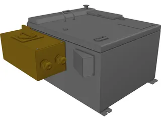 Fanuc Robotics RJ3 Op Box 3D Model preview