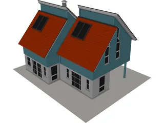 Cottage 3D Model preview