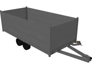 Trailer Anssems Msx 3000 3D Model preview