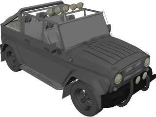 UAZ [Tuned] 3D Model preview