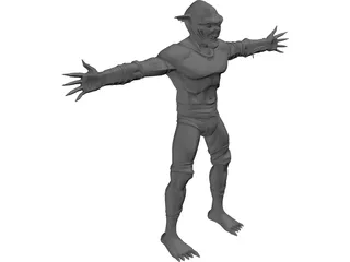 Orc 3D Model preview